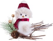 Textilná vianočná ozdoba 13 cm Bird – Casa Selección