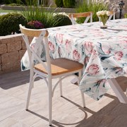 ZÁHRADNÝ VODEODOLNÝ OBRUS GARDEN 140X220 CM KVETY