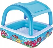 bazén 147x147x122 cm s odnímateľnou strieškou 52192 Bestway
