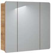 Kúpeľňová závesná skrinka BÁRA 80 cm - so zrkadlom