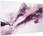 Obraz - Purple fluid art (90x60 cm)