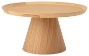 Okrúhly konferenčný stolík v dekore duba v prírodnej farbe ø 74 cm Luana – Bloomingville