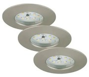 Briloner - SADA 3x LED kúpeľňové podhľadové svietidlo LED/5,5W/230V IP44