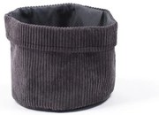 TODAY textilný košík Ø 21x17 cm Cozy Fusain Round