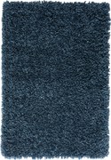 Kusový koberec My Shaggy dunkelblau, 70x140, modrá, chodba / predsieň, My Flair