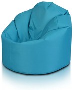 INTERMEDIC SK - Sedací vak Star 85x90 cm | ergonomický dizajn s podrúčkami, 300 l Farba: NC07 - Tyrkysová (Polyester)