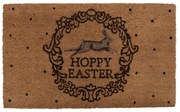 Kokosová rohožka s zajačikom Hoppy Easter - 75*45*1 cm