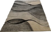 Sivý koberec Rio 443 s linkovaným vzorom – rôzne rozmery Rozmer: 80x150 cm