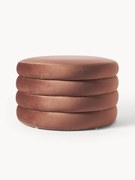 XL zamatová taburetka Alto