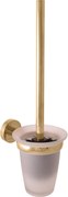 Slezák - RAV WC kefa, sklenená miska COLORADO - COA0500Z, Zlatá lesk