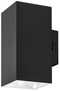 Rabalux 77157 vonkajšie nástenné LED svietidlo Urfa, 18W, IP65, čierna, 16 cm