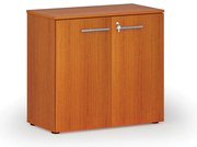 Kancelárska skriňa s dverami PRIMO WOOD, 800 x 420 x 740 mm, čerešňa