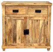 Komoda Devi 90x90x45 indický masív mango Mango natural