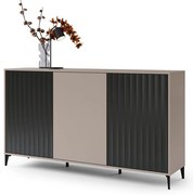 Komoda RONJA taupe/čierna