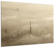 Obraz mesta v mrakoch (70x50 cm)