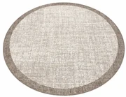 Koberec SIZAL FLOORLUX kruh 20401 Ramka šampan/taupe