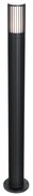 Dizajnový vonkajší stĺpik čierny 80 cm IP44 - Boris