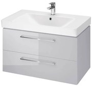 Cersanit - SET B350 LARA MILLE 80cm (SKRINKA + UMÝVADLO), Šedá, S801-340-DSM