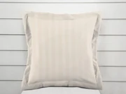 Biante Damašková obliečka na vankúš s lemom Atlas Grádl DM-016 Krémová - pásiky 2 cm 30 x 50 cm