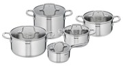 Tefal - Sada hrncov 10 ks VIRTUOSO nerez