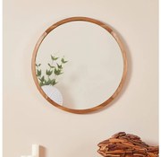 Eglo 425038 - Nástenné zrkadlo BANI pr. 70 cm hnedá