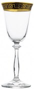 BOHEMIA ANGELA VERSO GOLD POHÁR NA VÍNO 185 ML SADA 6 KS