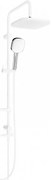 Mexen sprchový set X33 s hornou hlavicou 23x23cm, Biela/Chróm, 798333391-21