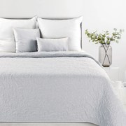 PREHOZ NA POSTEĽ LEN4 200X220 CM STRIEBORNÝ