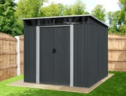Záhradný domček BestBerg ZDSL-4A / 4,6 m² / 238 x 194 x 202 cm / šedá