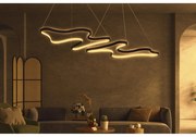 Závesná lampa, Duple Artisan - Black Body, Yellow Light