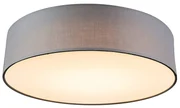 Stropné svietidlo sivé 40 cm vrátane LED - Drum LED