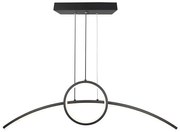 LED Luster na lanku LED/30W/230V 4000K 88 cm čierna