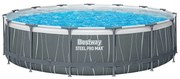 Bestway Bazén Steel Pro Max, Ø 457 x 107 cm, sivá (100385660)
