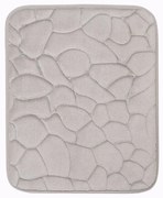 Protišmyková kúpeľňová predložka 3D 133 sand, 50x80, šedá, kúpeľňa, BO-MA