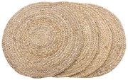 Prestieranie z juty v súprave 4 ks ø 38 cm Bombay – House Nordic