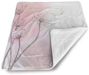 Sablio Deka pre bábätko Ružový akvarel - 80x100 cm