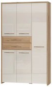 Skriňa 5d2s Gala V52 lakovaná Pacific Walnut/Beige