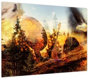 Obraz - Šamanský motív (70x50 cm)