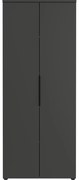 Antracitová šatníková skriňa 81x197 cm Mailand – Germania