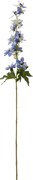 Dekorácia umelá modrá kvetina Delphinium blue - 10*10*94 cm