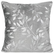 DEKORAČNÁ OBLIEČKA NA VANKÚŠ VELVET 45X45 CM LISTY