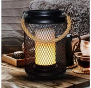 Solight WO3101 - LED Dekoračná stolná lampa LED/3xAA čierna