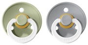 BIBS Okrúhle cumlíky Colour 2ks Sage/Cloud Nočný 1
