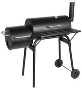 Gril na drevené uhlie s udiarňou JY-002