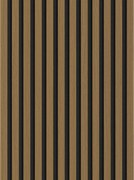 Mexen Lam-F, akustické stenové lamely 275 × 30 cm, plstený podklad 8 mm, technická dyha, teak zlatistý, S105-275307-3015-014
