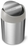 Odpadkový kôš voľne stojací Simplehuman Mini bin 1,5 l kartáčovaná nerez oceľ mat SHCW2084