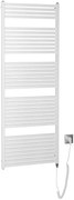 Aqualine Aqualine, TONDI-E elektrické vykurovacie teleso, rovné, 600x1690 mm, 800W, biela, DE490T
