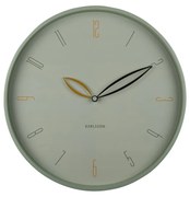 Karlsson 6012GR dizajnové nástenné hodiny zelená, pr. 40 cm