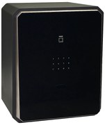 Oceľový sejf s elektronickým zámkom na číselný kód a odtlačok prsta RICHTER RS.45.LUX.FIN, RICHTER černá