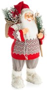 VIANOČNÁ FIGÚRKA SANTA 80 CM ČERVENÁ